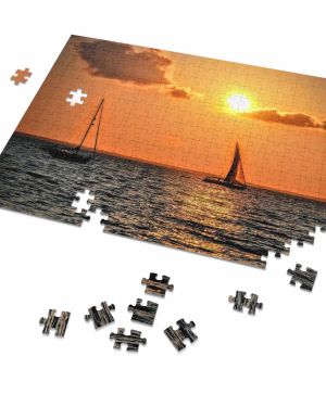 Sailboats in the Sunset Jigsaw Puzzle